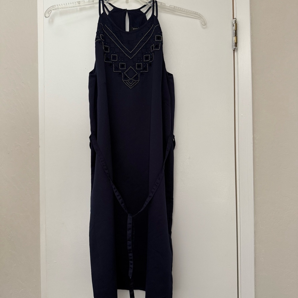 Banana Republic Navy Blue Sleeveless Dress